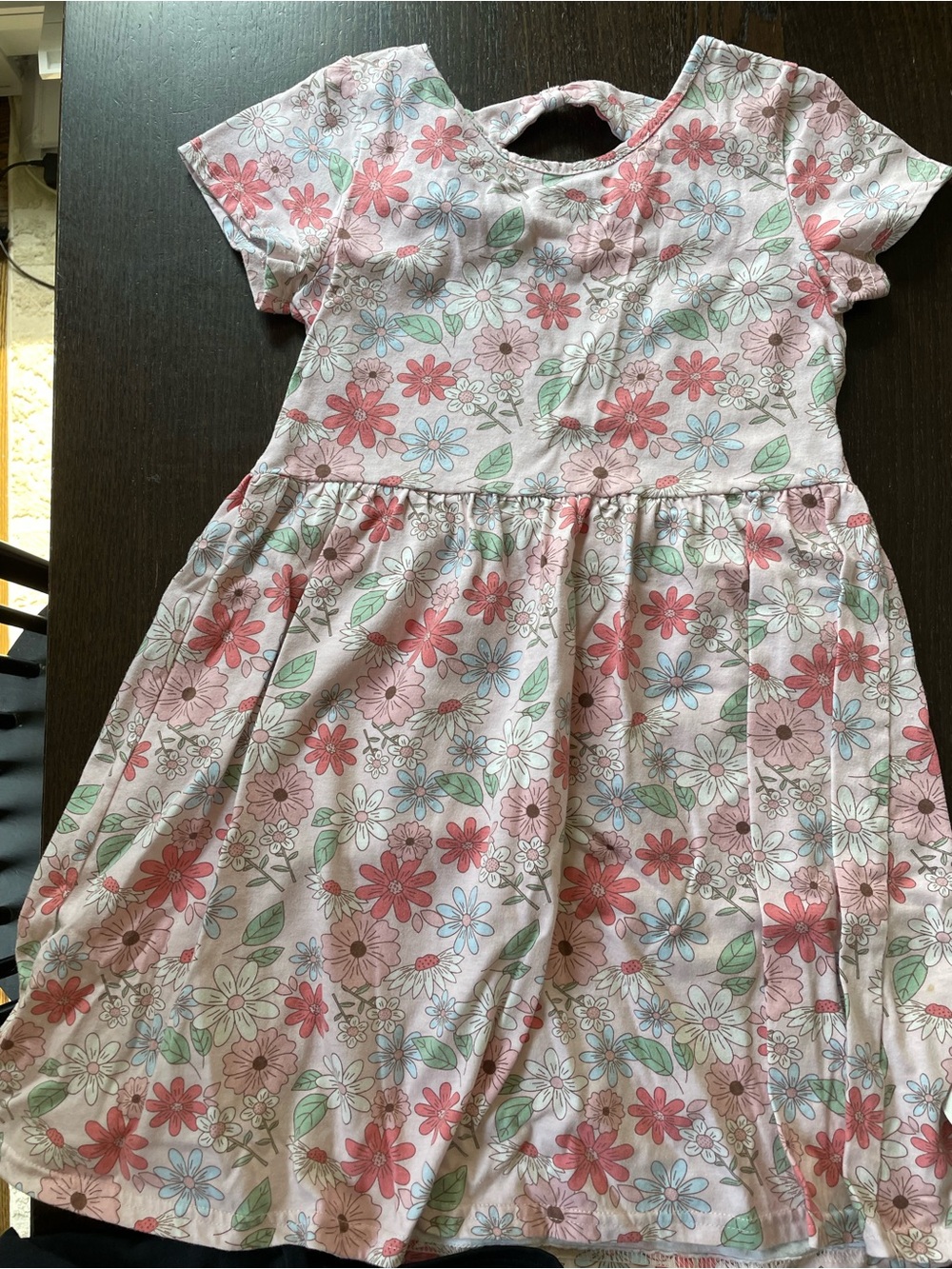 Revolution Pink Floral Short Sleeve Casual Dress